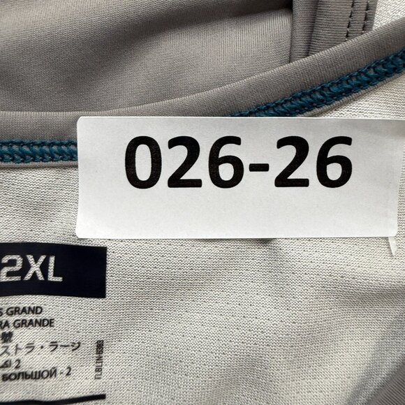 5.11 Tactical Tank Top Men 2XL White Gray Colorblock Performance - Picture 12 of 12